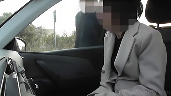 Δημόσιο Σεξ Στο Πάρκινγκ Και Αυτοϊκανοποίηση, Ακολουθούμενη Από Συνάντηση Με Τον Ηδονοβλεψία Μετά Τη Δουλειά - Misscreamy