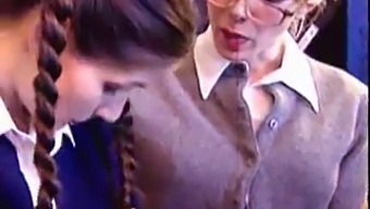 Young Teacher And Student Explore Lesbian Desires In Classroom