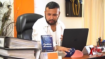A Peruvian Cleaner Dons A Doctor'S Outfit To Rouse A Curvy Venezuelan