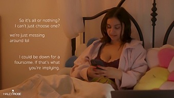 Opiskelijatyttö Hailey Rose On Villi Ja Vapaa Tässä Kuumassa Kohtauksessa.